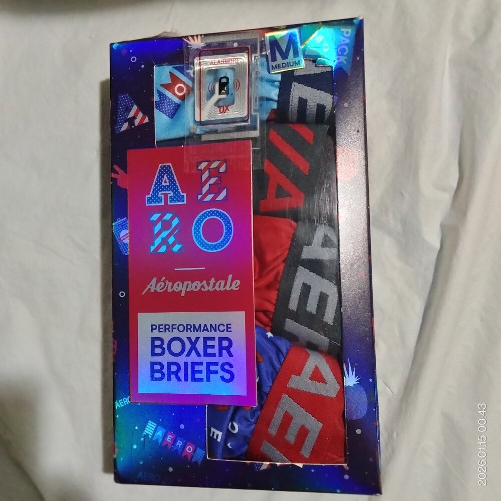 Aeropostale 4 Pack Performance Boxer Briefs Men’s Size Medium  M